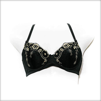 Black Underwired Single Padded Bra - Bras - diKHAWA Online Shopping in Pakistan