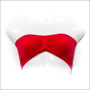 Red Sports Bra Strapless Non Padded - Bras - diKHAWA Online Shopping in Pakistan