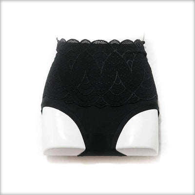 HIGH WAIST PANTY – Black Embroidered Panty - Panty - diKHAWA Online Shopping in Pakistan