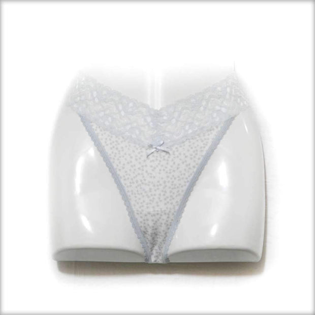 Net Lace Grey & White Panty - Panty - diKHAWA Online Shopping in Pakistan