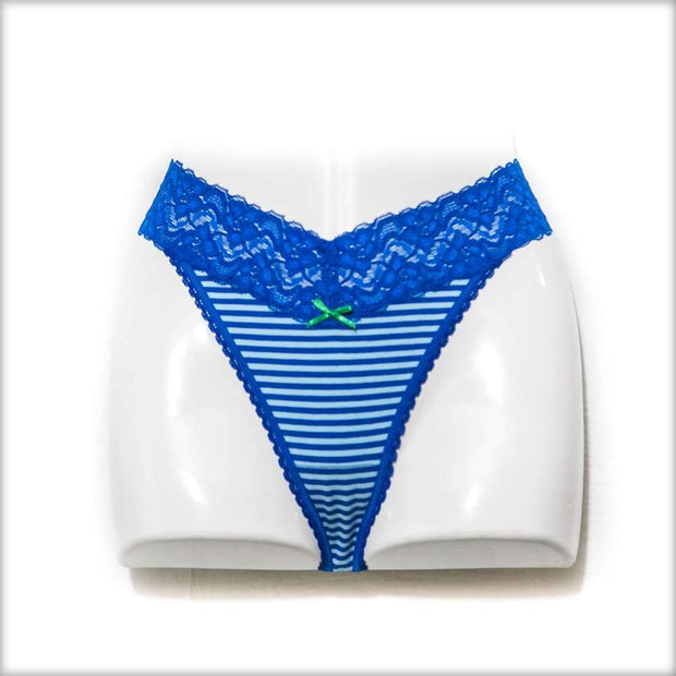 Net Lace White & Blue Panty - Panty - diKHAWA Online Shopping in Pakistan