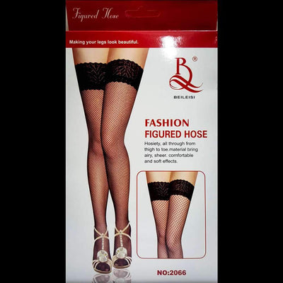 Beileisi Fashion Figured Hose Leg Stocking - 2066 - Leg Stocking - diKHAWA Online Shopping in Pakistan