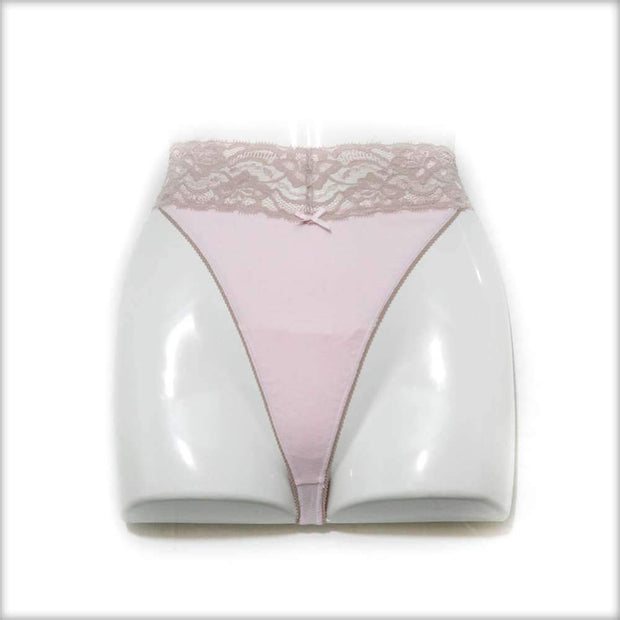 Net Lace Pink & Brown Panty - Panty - diKHAWA Online Shopping in Pakistan