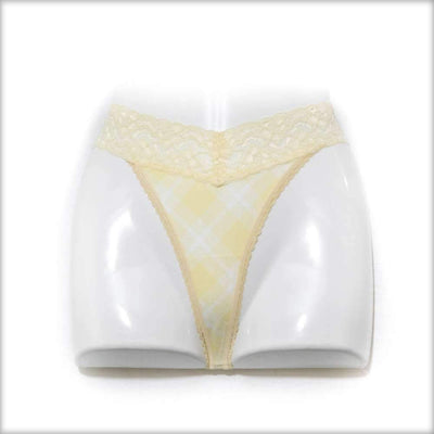 Net Lace Yellow & White Panty - Panty - diKHAWA Online Shopping in Pakistan