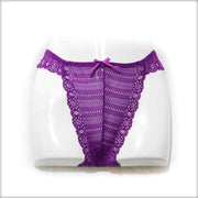 Pack of 2 Net Thong Panty – Net See Through Panty – Mix Colours - Panty - diKHAWA Online Shopping in Pakistan