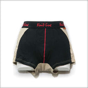 Pack Of 2 Knit Line Boxer For Men Fawn&Black - Boxers - diKHAWA Online Shopping in Pakistan