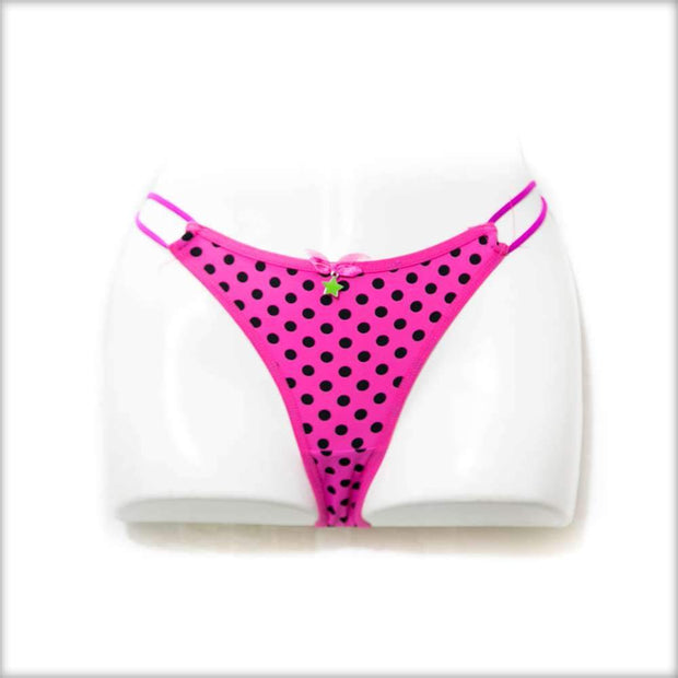 Pack Of 3 Polka Dotted Bikini Panty - Thong - diKHAWA Online Shopping in Pakistan