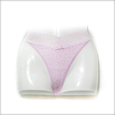 Net Lace Pink & White Panty - Panty - diKHAWA Online Shopping in Pakistan