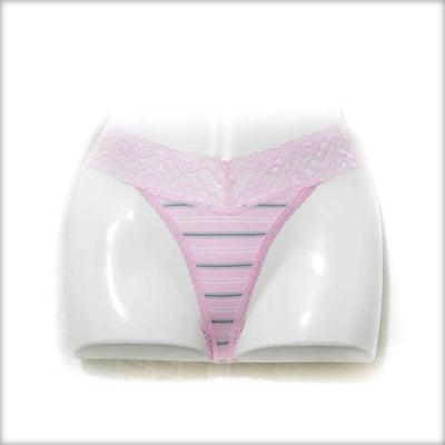 Net Lace Pink & Grey Lining Panty - Panty - diKHAWA Online Shopping in Pakistan