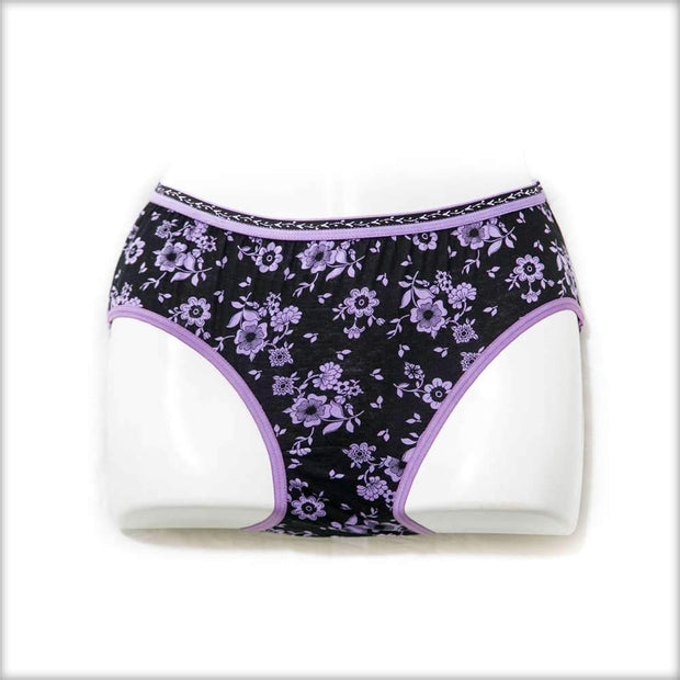 Printed Panty Purple and Black - Panty - diKHAWA Online Shopping in Pakistan