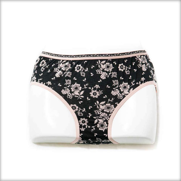 Printed Panty Fawn and Black - Panty - diKHAWA Online Shopping in Pakistan