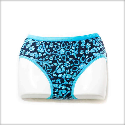 Printed Panty Black and Ferozi - Panty - diKHAWA Online Shopping in Pakistan