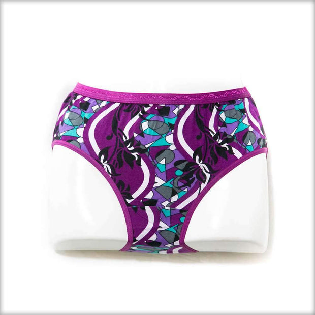 Printed Panty Purple and Green - Panty - diKHAWA Online Shopping in Pakistan