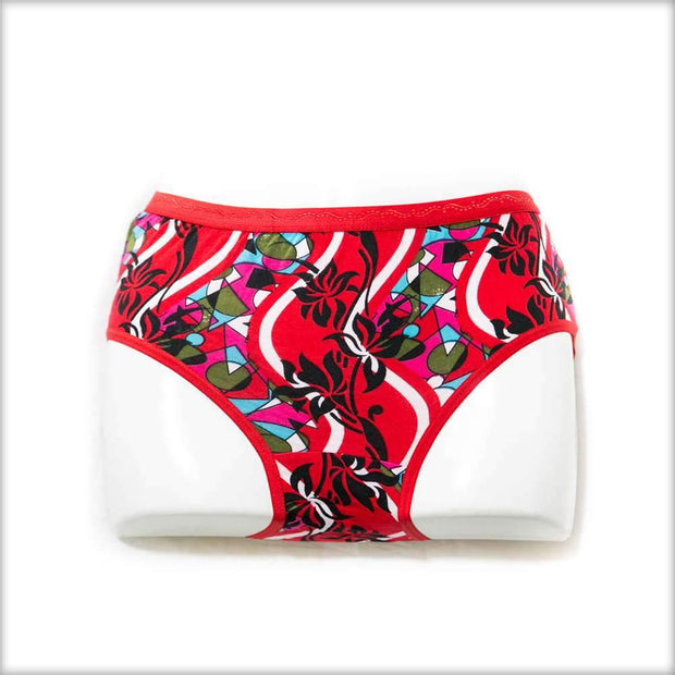 Printed Panty Red and Green - Panty - diKHAWA Online Shopping in Pakistan