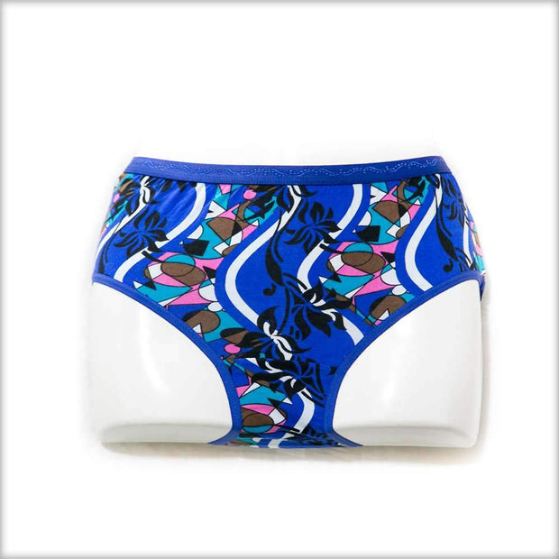 Printed Panty Blue and Ferozi - Panty - diKHAWA Online Shopping in Pakistan