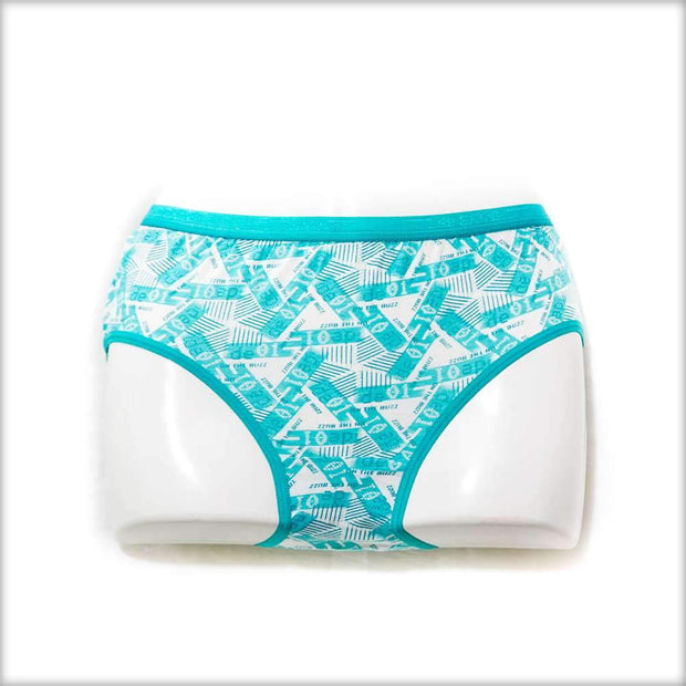 Printed Panty Turquoise - Panty - diKHAWA Online Shopping in Pakistan