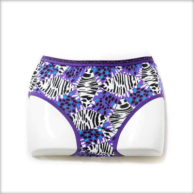 Purple Printed Panty - Panty - diKHAWA Online Shopping in Pakistan