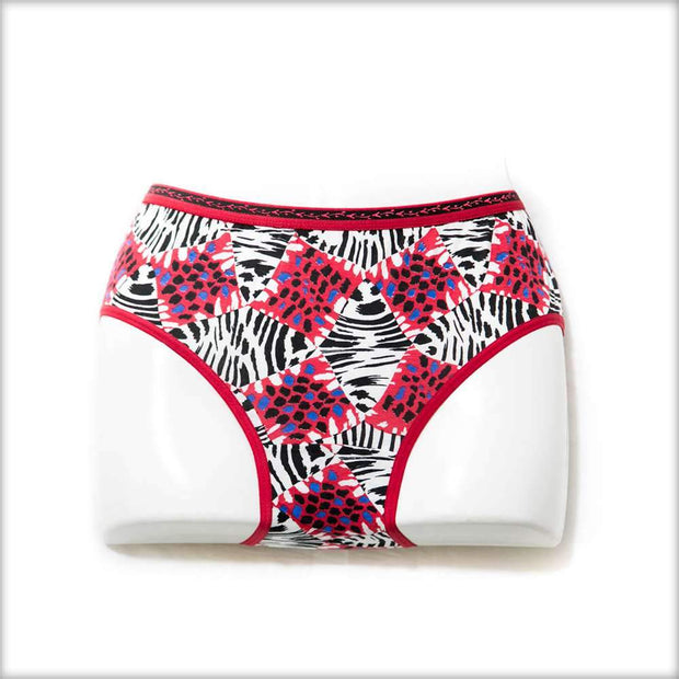 Red Printed Panty - Panty - diKHAWA Online Shopping in Pakistan