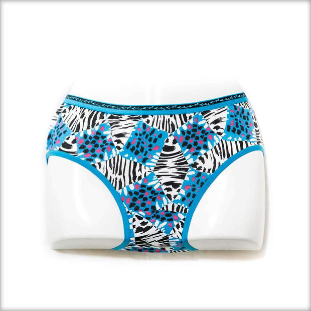 Blue Printed Panty - Panty - diKHAWA Online Shopping in Pakistan