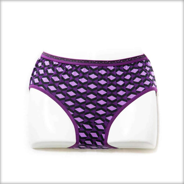 Printed Purple Panty - Panty - diKHAWA Online Shopping in Pakistan