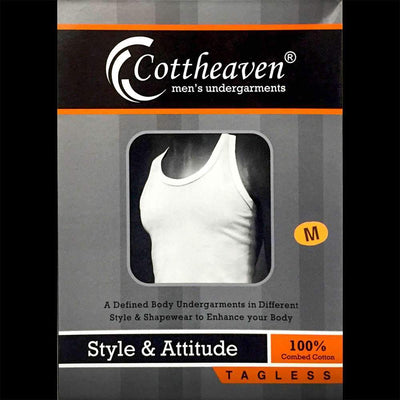 Cottheaven Sleeveless Vest - Vest - Banian - diKHAWA Online Shopping in Pakistan