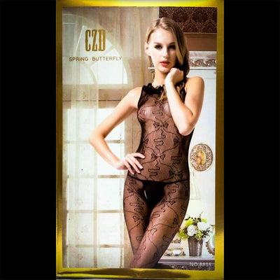 CZD Spring Butterfly 8835 - Body Stocking - diKHAWA Online Shopping in Pakistan