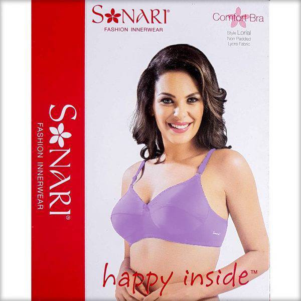 Sonari Comfort Bra Lorial - Lavender - Bras - diKHAWA Online Shopping in Pakistan