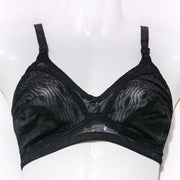 Polka Dotted Black Net Bra - See Through Bra - Bras - diKHAWA Online Shopping in Pakistan