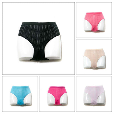 Pack of 2 Solid Colour Polka Dotted Panty - Cotton Jersey Panty - Mix Colours - Panty - diKHAWA Online Shopping in Pakistan