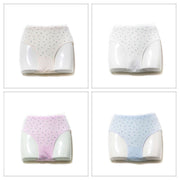 Pack of 2 Flower Dotted Panty - Cotton Jersey Panty - Mix Colours - Panty - diKHAWA Online Shopping in Pakistan