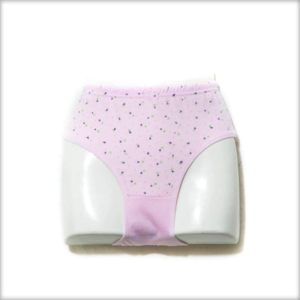 Pack of 2 Flower Dotted Panty - Cotton Jersey Panty - Mix Colours - Panty - diKHAWA Online Shopping in Pakistan