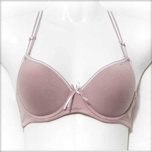 Sister Hood Single Padded Underwired Bra Roasted Brown - Bras - diKHAWA Online Shopping in Pakistan