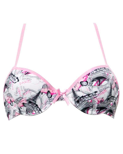 Paris Love Printed Bra