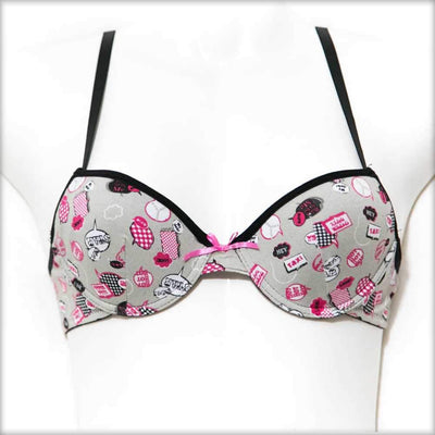 Grey Teenage Bra - Bras - diKHAWA Online Shopping in Pakistan