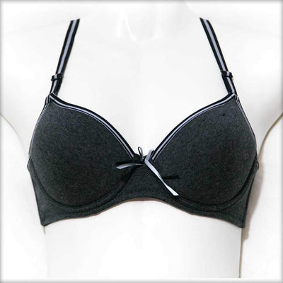 Sister Hood Single Padded Underwired Bra Black - Bras - diKHAWA Online Shopping in Pakistan