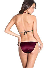 Sexy Bikini - Silk Padded Bikini & Swimwear - Maroon Bikini