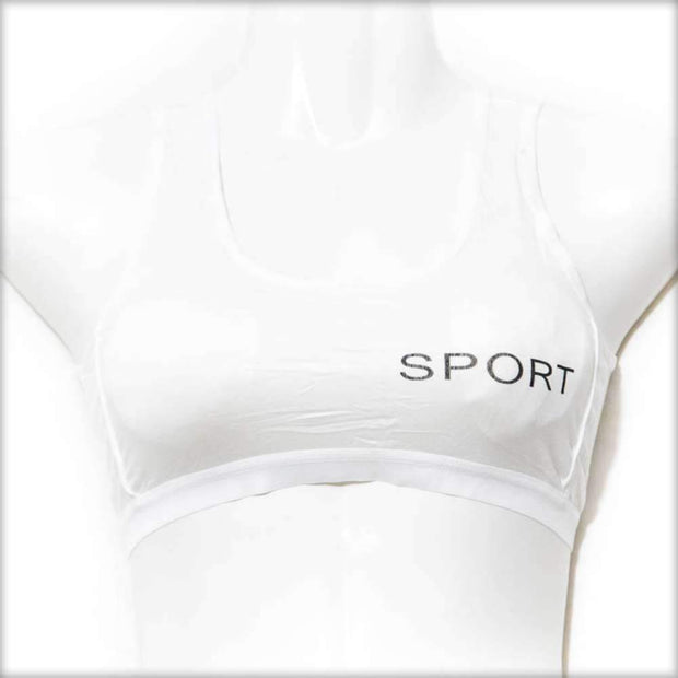 White Sports Bra - Bras - diKHAWA Online Shopping in Pakistan