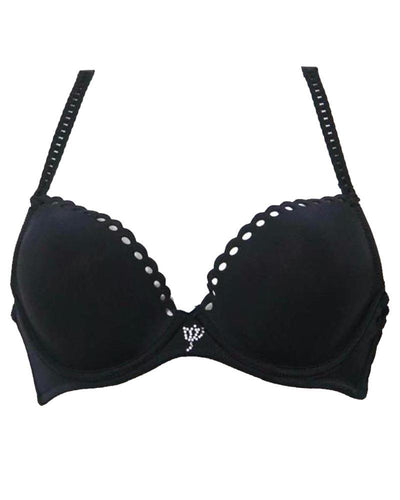 Designer Black Push Up Bra