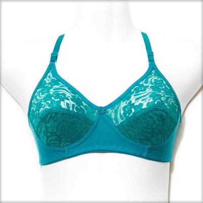 Madam FAB Green Non Padded Net Bra - Bras - diKHAWA Online Shopping in Pakistan