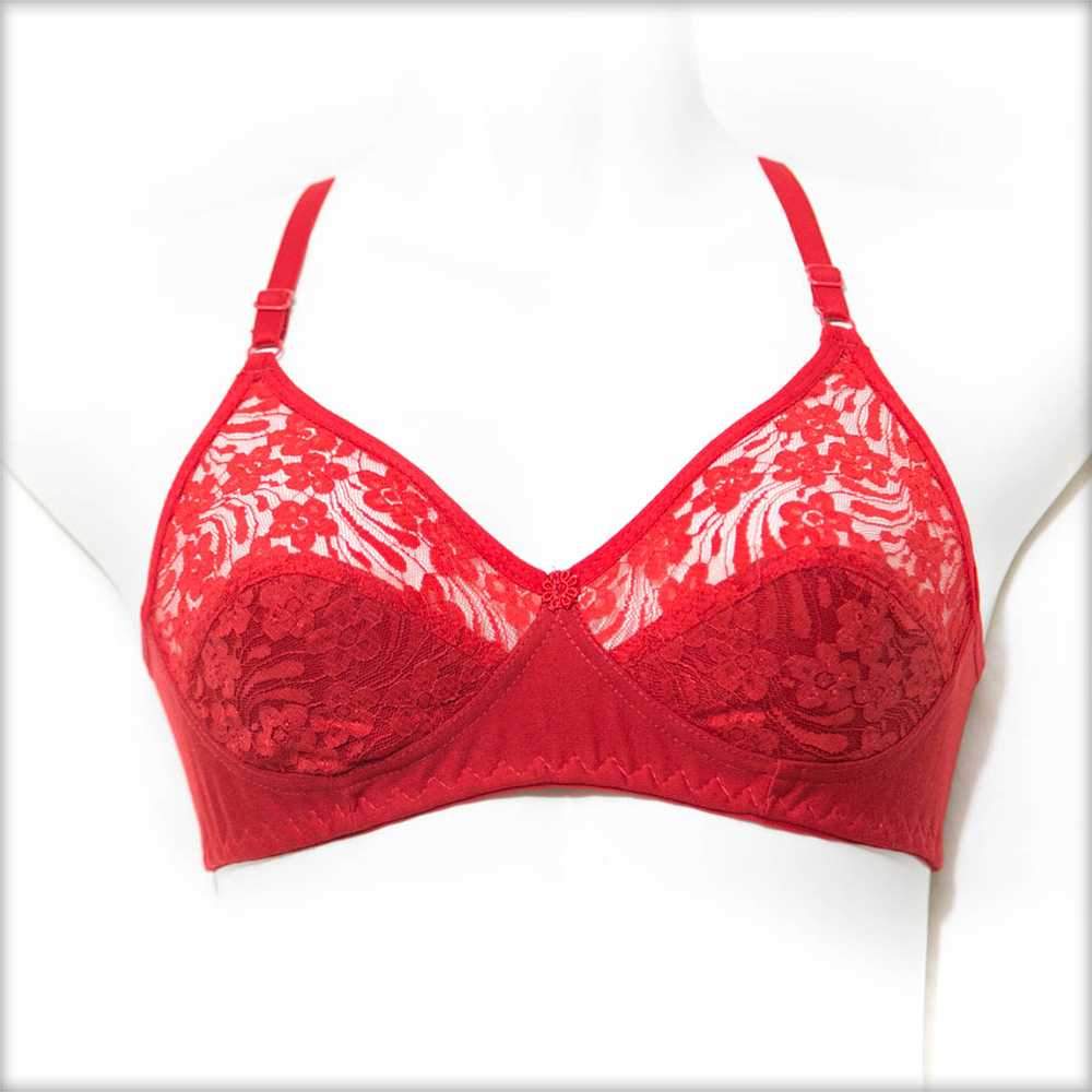 Red Non Padded Net Bra - Online Shopping in Pakistan - Online Shopping ...