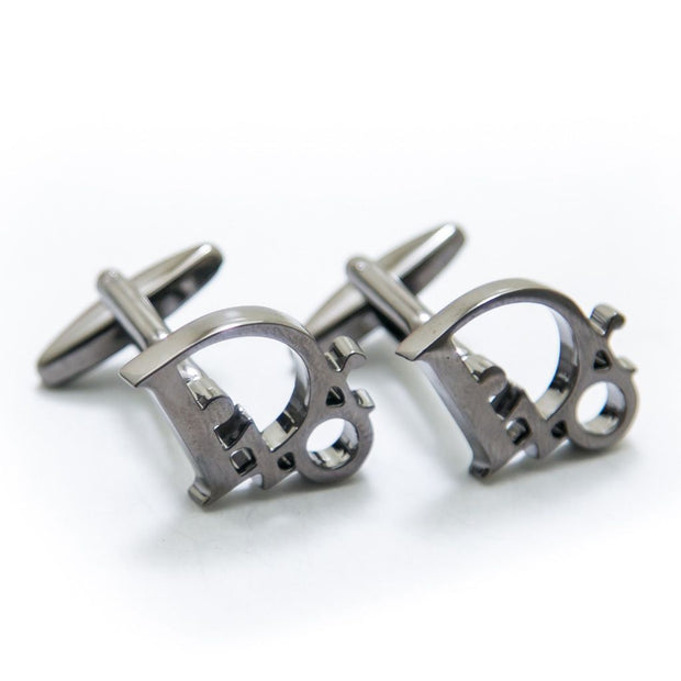 Dior Mens Cufflinks – Branded Mens Cufflinks – Glossy Black - Cufflinks - diKHAWA Online Shopping in Pakistan