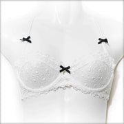 White Underwired Net Bra - Bras - diKHAWA Online Shopping in Pakistan