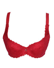 Bridal Bra - Underwired Red Single Padded Bra