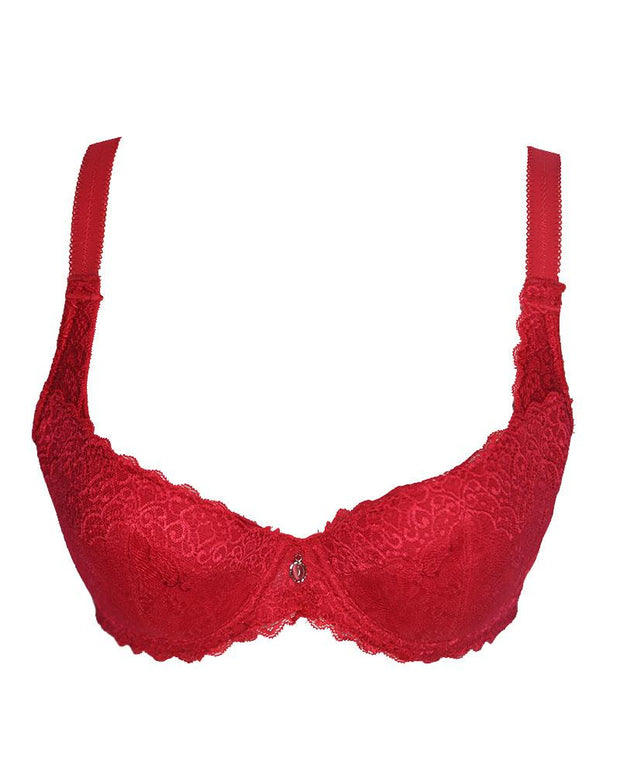 Bridal Bra - Underwired Red Single Padded Bra