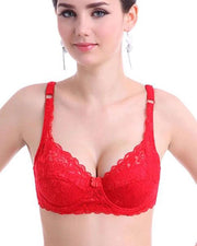 Bridal Bra - Underwired Red Single Padded Bra