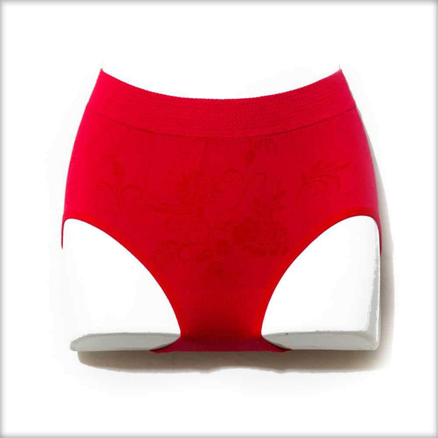 Cotton High Waist Red Panty - Panty - diKHAWA Online Shopping in Pakistan