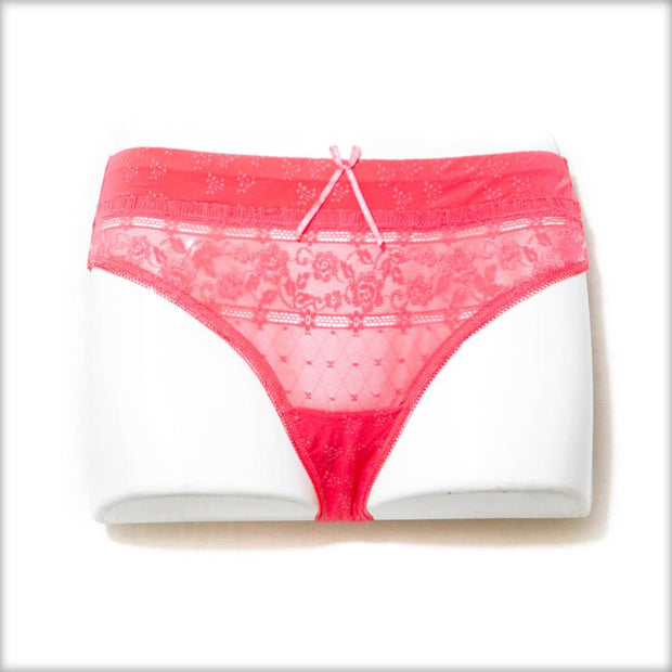 Red Net Lace Pantie For Women - Panty - diKHAWA Online Shopping in Pakistan