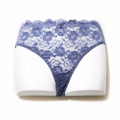 Bridal Purple Net Lace Cotton Panty - Panty - diKHAWA Online Shopping in Pakistan