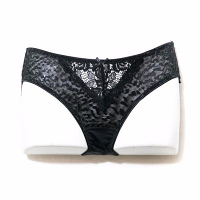 Black Net Lace Cotton Underwear For Women - Panty - diKHAWA Online Shopping in Pakistan