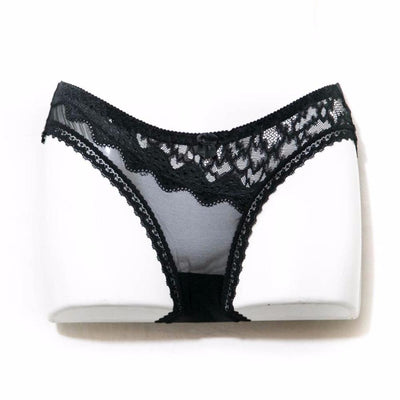 Black Net Lace Cotton Underwear - Panty - diKHAWA Online Shopping in Pakistan